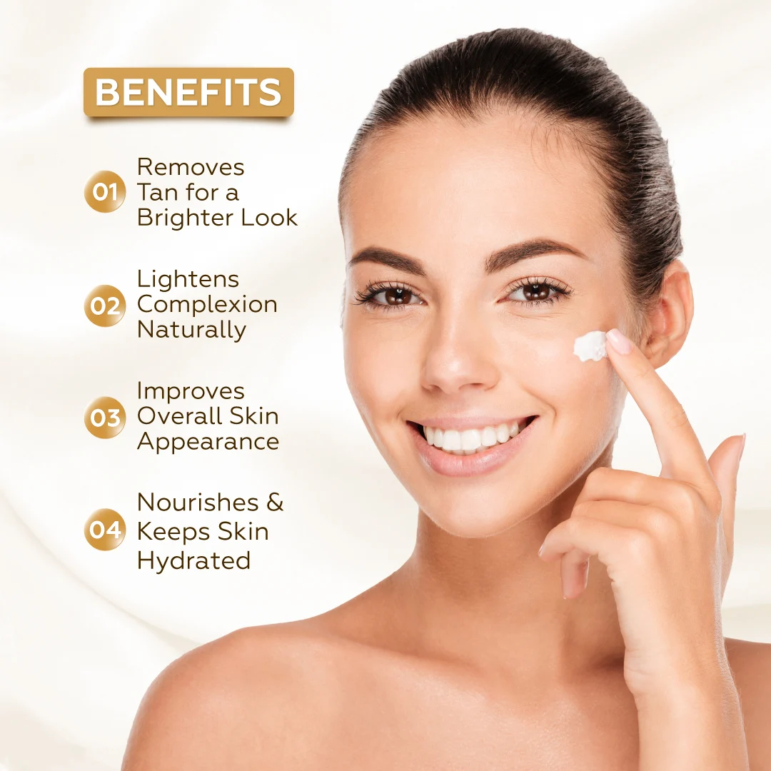 Herbal soap and cream for glowing skin